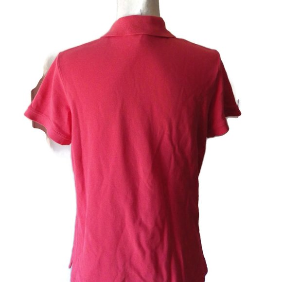 Lilly Pulitzer Polo Shirt/ Coral/ Size Girls XL/ Pique Knit/ Tennis - Picture 4 of 7
